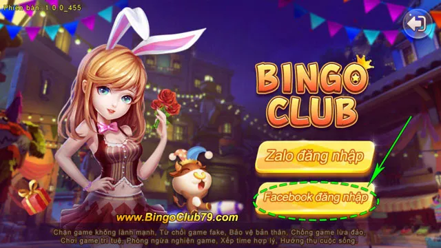 Hướng dẫn Quay hũ Bingo Club