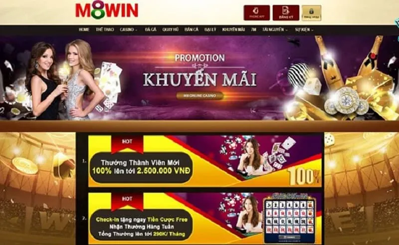 Khuyến mãi tại M8WIN