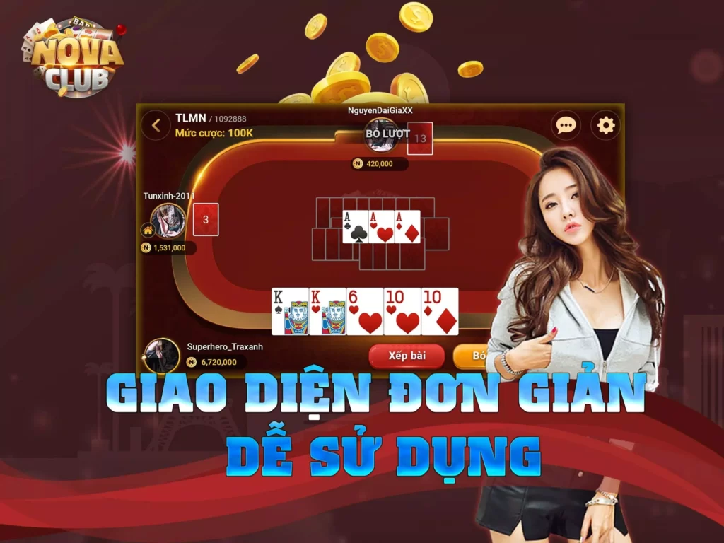 Nova.Club giao diện