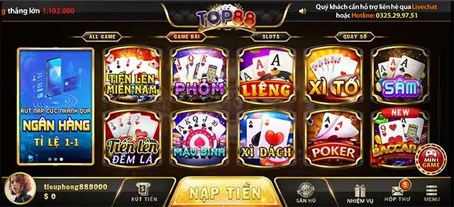 Kho game Bắn cá Top88