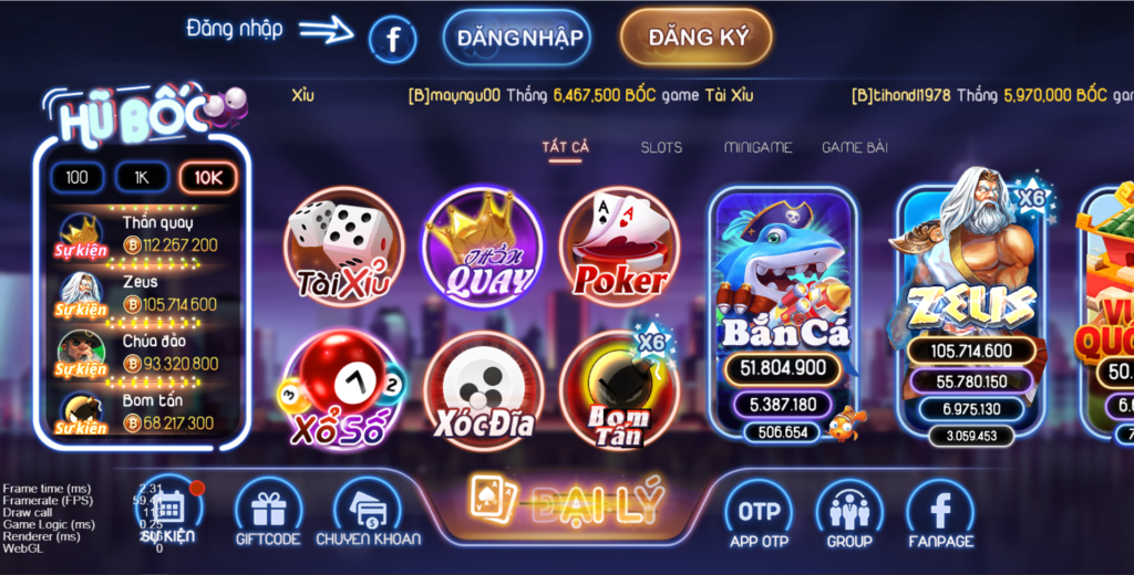 Đăng ký tài khoản ngay để trải nghiệm hàng ngàn ưu đãi tại cổng game