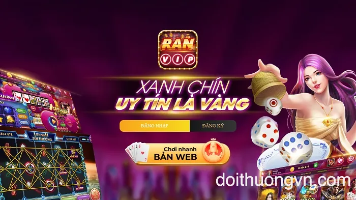 Ranvip - cổng game xanh chín cực kỳ uy tín