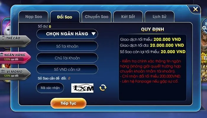 Rút tiền Ngon Club cực đơn giản