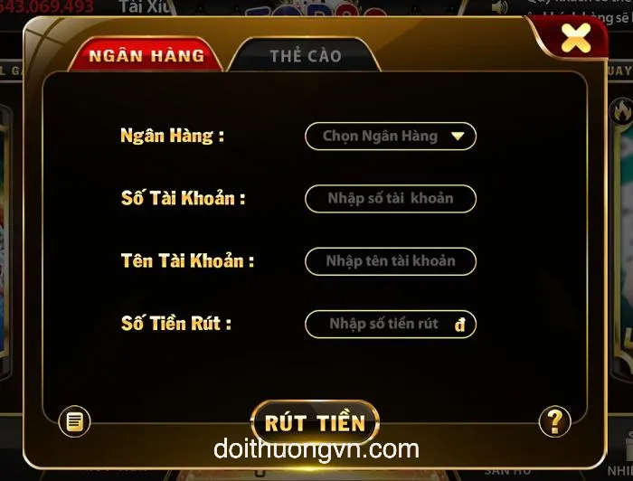 Hướng dẫn cách rút tiền nhanh chóng nhất tại cổng game 