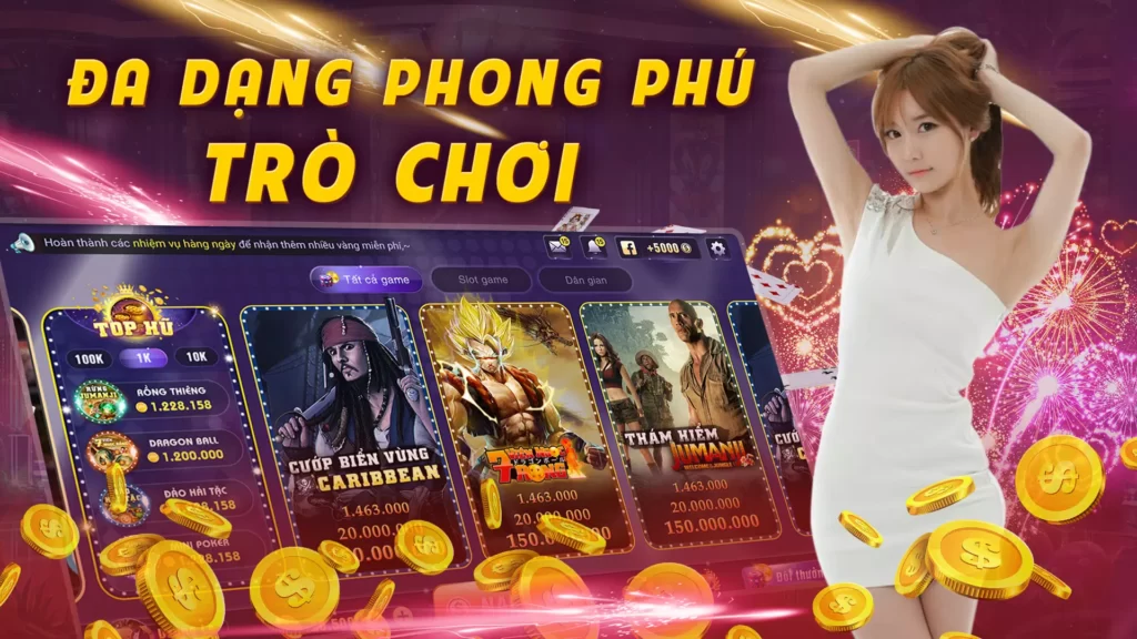 Kho tàng game hấp dẫn, đa dạng tại cổng game Ngon Club. 