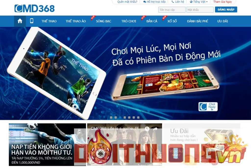 Giới thiệu CMD368 sân chơi uy tín hàng đầu châu Á