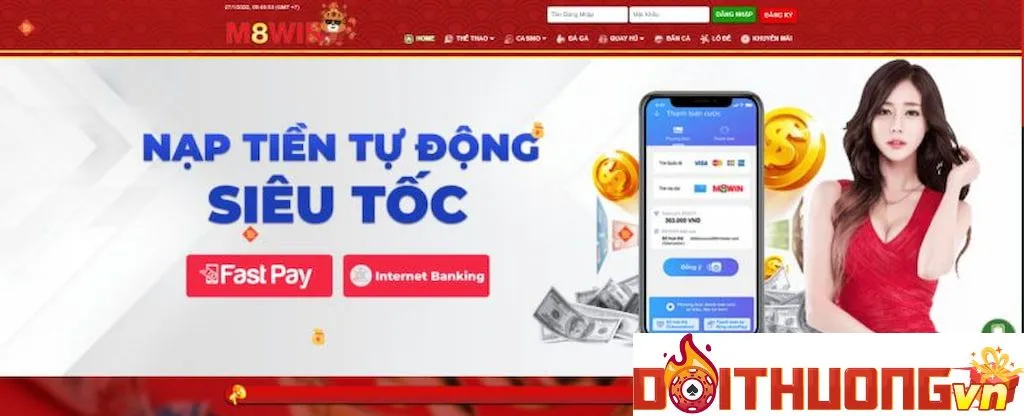 Rút tiền m8win