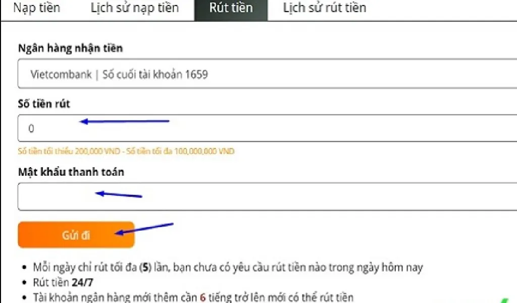 rút tiền mig8